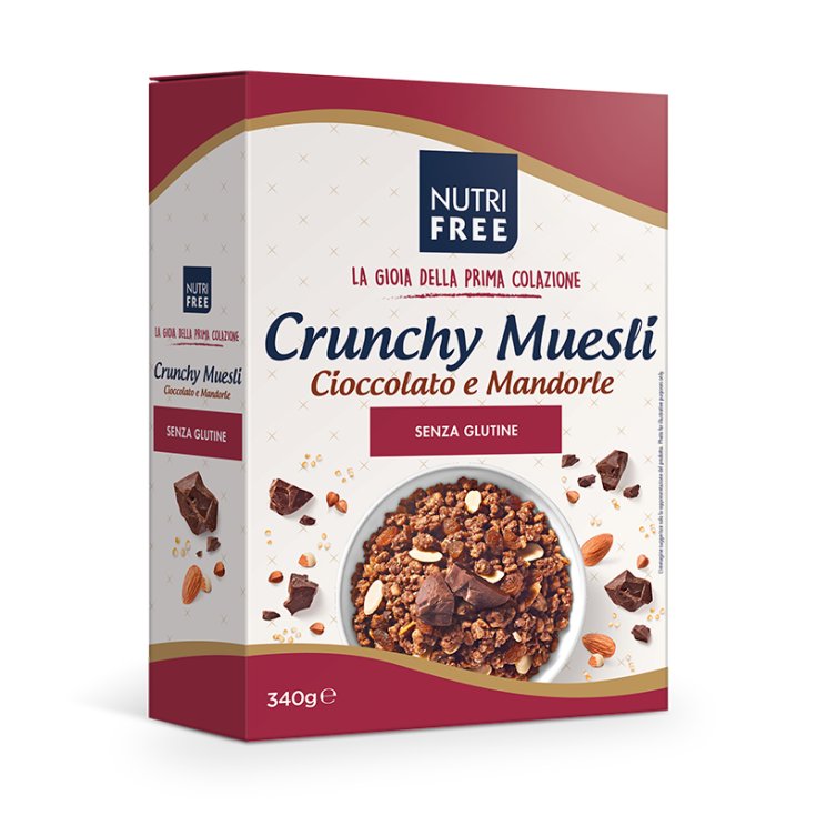 Nutrifree Crunchy Mix Schokolade und Mandeln Glutenfrei 340g