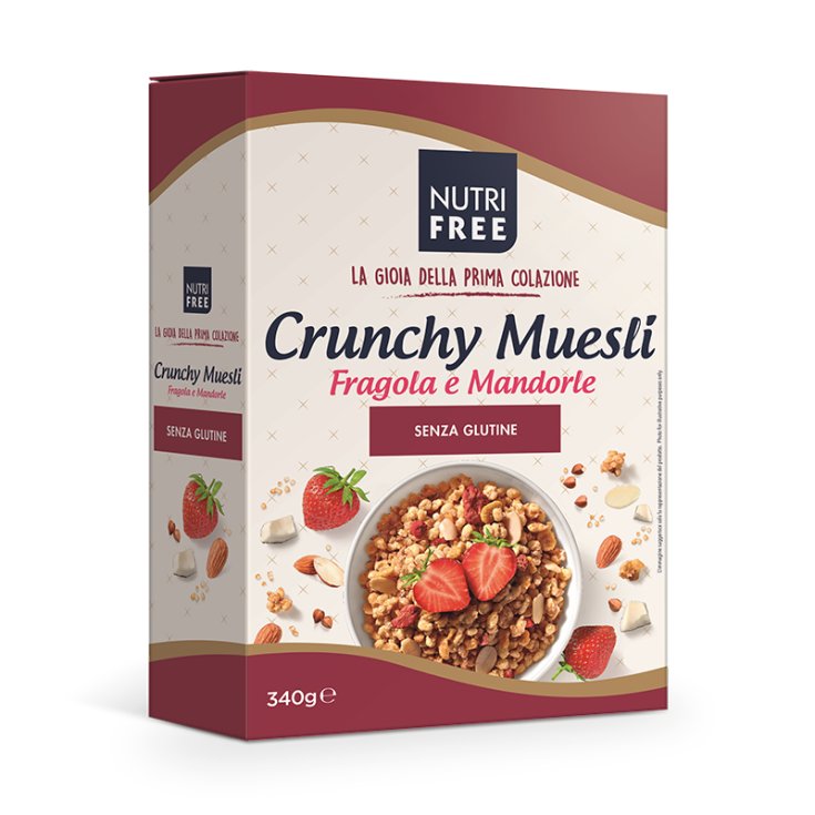 Nutrifree Crunchy Mix Erdbeere und Mandel glutenfrei 340g