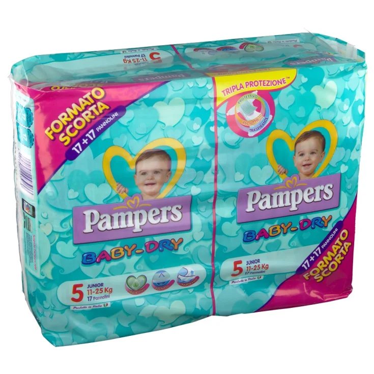 Pampers Baby Duo Dwct Junior 34 Stück