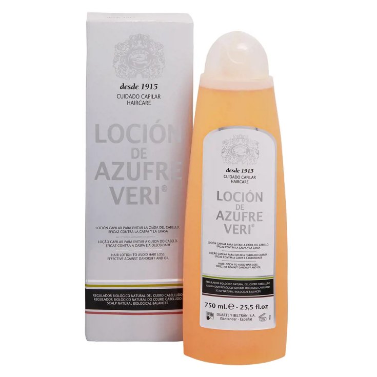 Azufre Veri Anti-Fall-Haarlotion