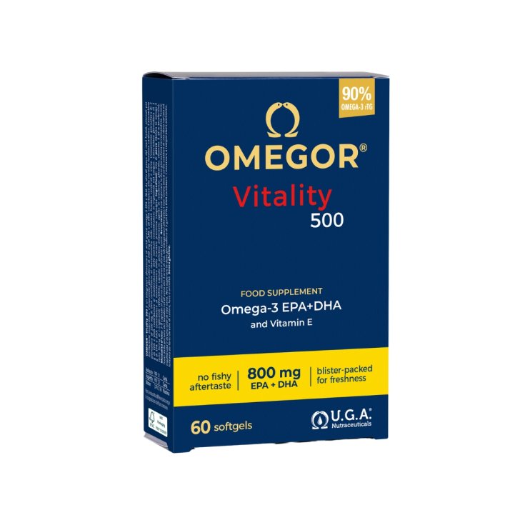 Omegor Vitality 500 Nahrungsergänzungsmittel 60 Kapseln