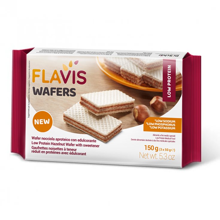 Flavis Waffeln Haselnuss Aproteic 150g 3x50g