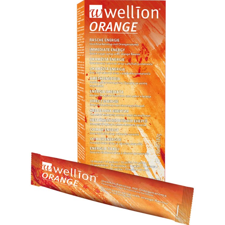 Wellion Nahrungsergänzungsmittel Orange 10 Sachets