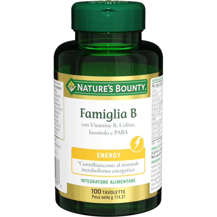 Nature's Bounty Family B Nahrungsergänzungsmittel 100 Tabletten