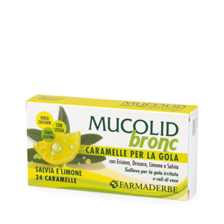 Mucolid Bronc Sage & Lemon Glutenfrei 24 Bonbons