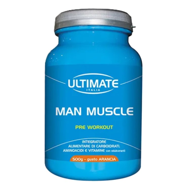 Ultimate Man Muscle Pre Workout Orangengeschmack 500gr