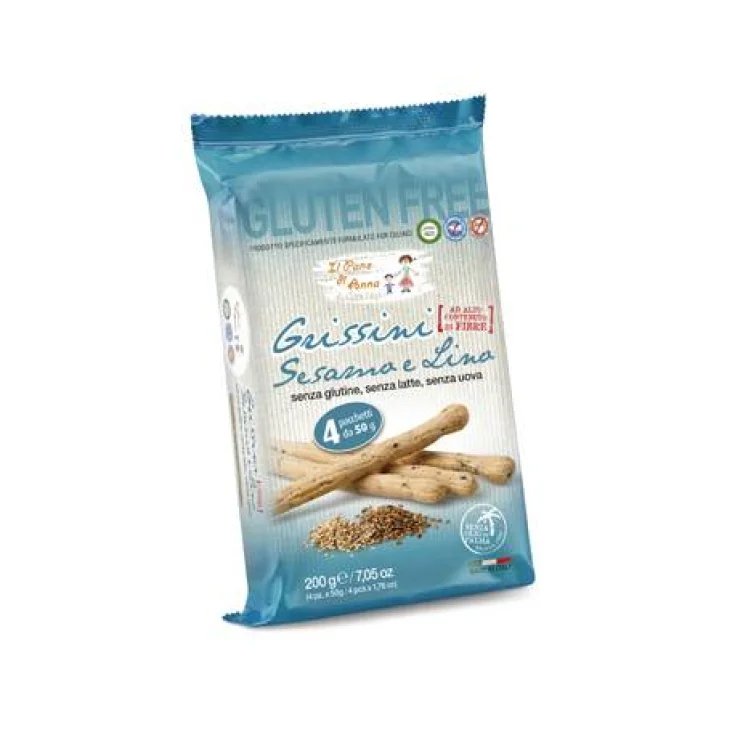 Anna Brot Sesam / Leinen Grissini Glutenfrei 200g