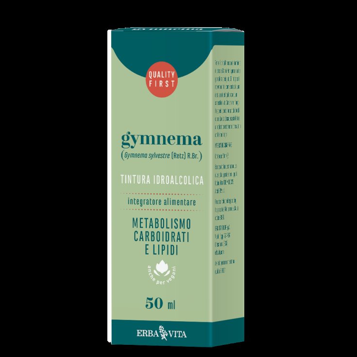 Erba Vita Hydroalkoholische Tinktur Gymnema Sylvestre Nahrungsergänzungsmittel 50ml