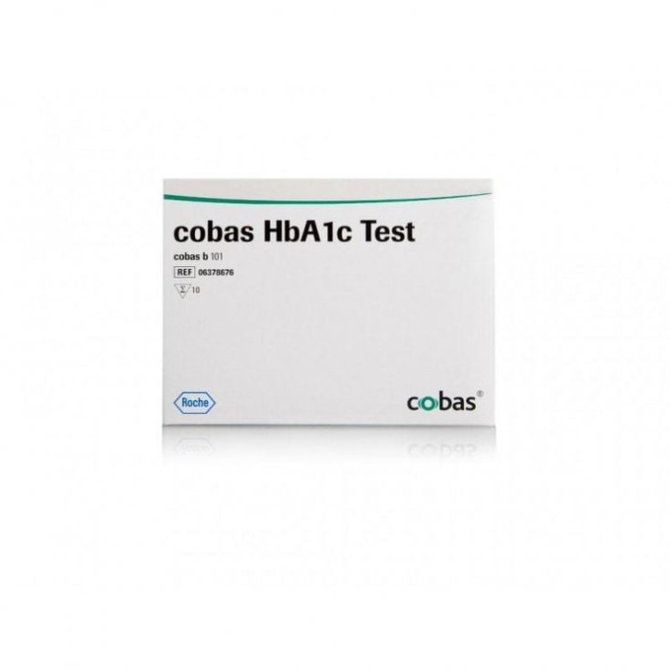 Roche Diagnostics Cobas B101 Hba1c Diagnosetest für glykiertes Hämoglobin 10 Blättchen