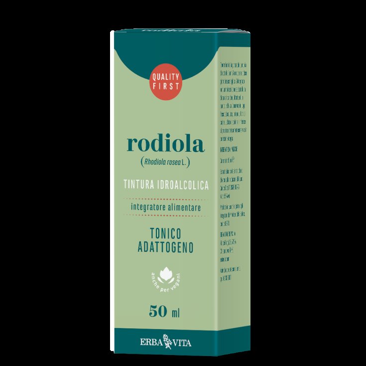 Erba Vita Hydroalkoholische Tinktur Rodiola Nahrungsergänzungsmittel 50ml