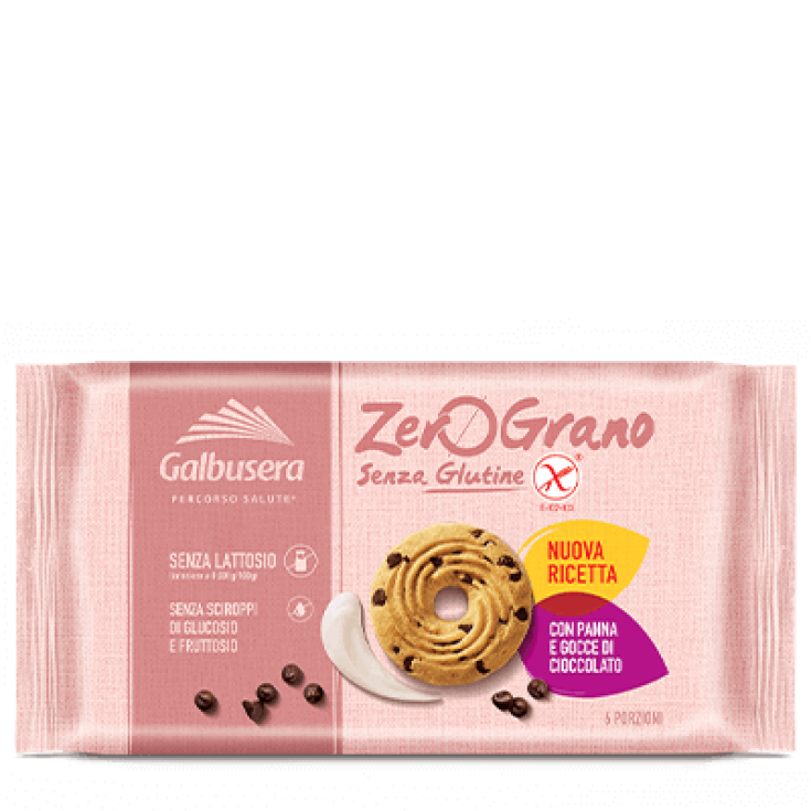 ZeroGrano Shortbread Cream And Chocolate Drops Galbusera 220g
