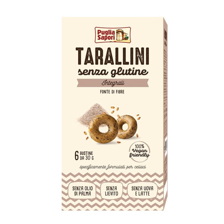 Apulien Aromen Vollkorn Tarallini Glutenfrei 180g