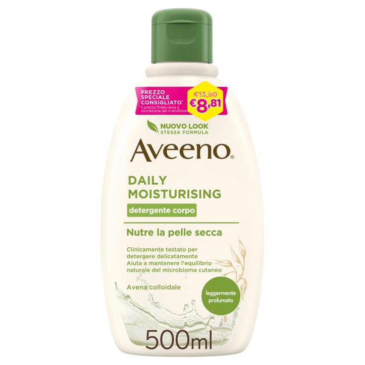 Tägliche feuchtigkeitsspendende Körperreinigung Aveeno 500ml PROMO