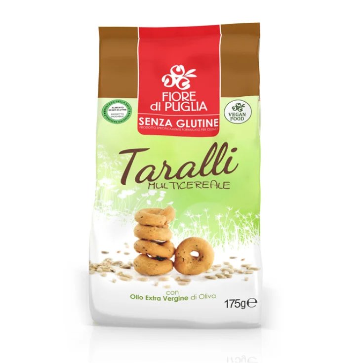 Fiore Di Puglia Multicereal Taralli mit glutenfreiem nativem Olivenöl extra 175 g