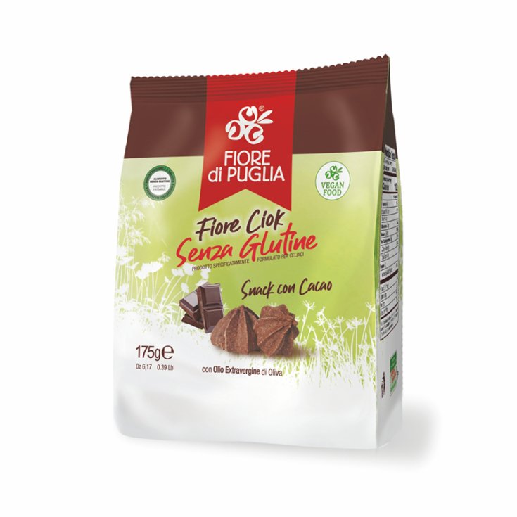 Fiore Di Puglia FioreCiok Snack mit Kakao und glutenfreiem nativem Olivenöl extra 175 g