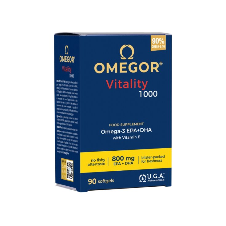 Omegor Vitality 1000 Nahrungsergänzungsmittel 90 Kapseln
