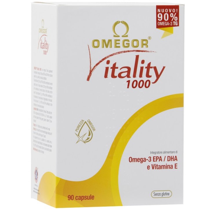 Omegor Vitality 1000 Nahrungsergänzungsmittel 90 Kapseln