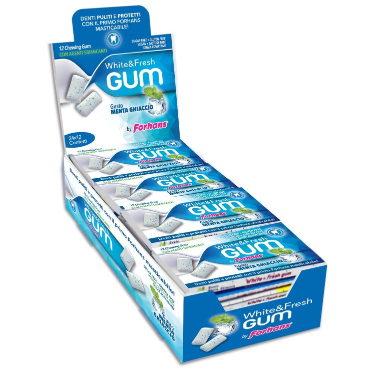 White & Fresh Gum Forhans 12 Konfetti