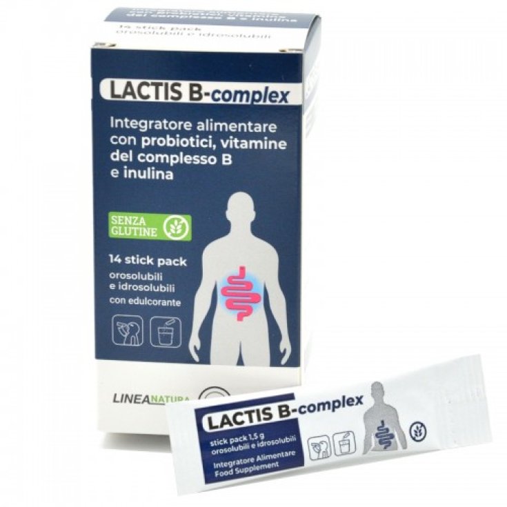 Agips Farmaceutici Lactis B-Komplex Nahrungsergänzungsmittel 14 Stick