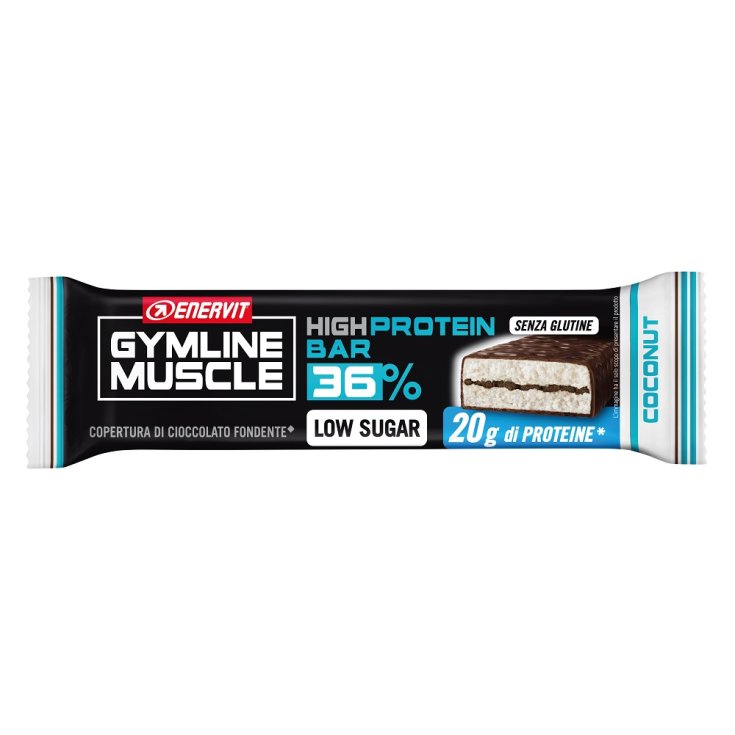 High Protein Bar 36% Coconut Enervit Gymline Muskelriegel 55g