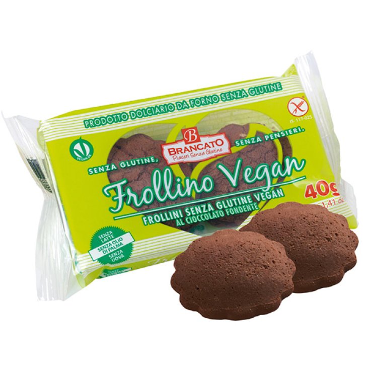 Brancato Vegane Shortbread Kekse Schokolade Glutenfrei 40g