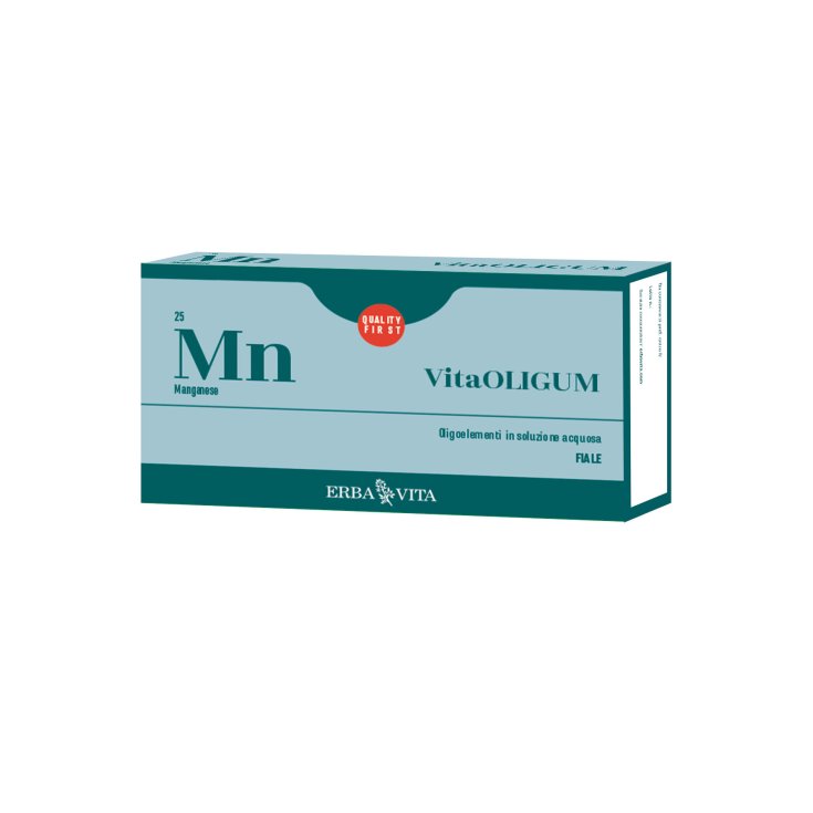 ErbaVita Vitaoligum Mangan 20 Fläschchen mit 2ml