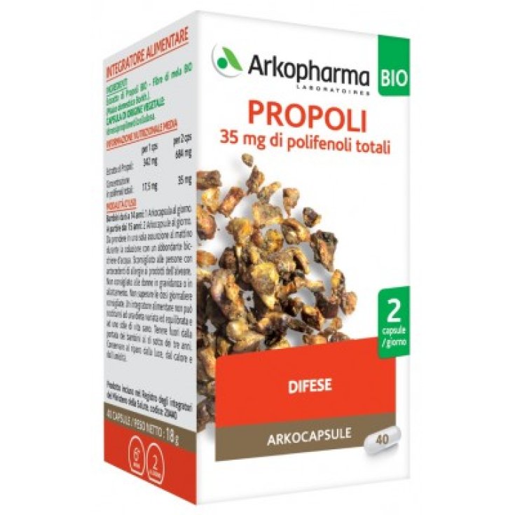Arkocapsule Propolis Bio Arkopharma 40 Kapseln