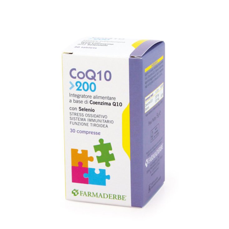 Farmaderbe Coq10 200 Nahrungsergänzungsmittel 30 Tabletten