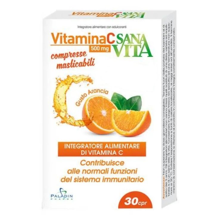 Paladin Pharma Sanavita Vitamin C Kautabletten 30 Tabletten