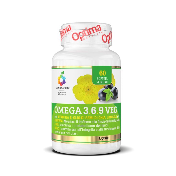 Omega 3.6.9 VEG Colors Of Life® Optima Naturals 60 SoftGel
