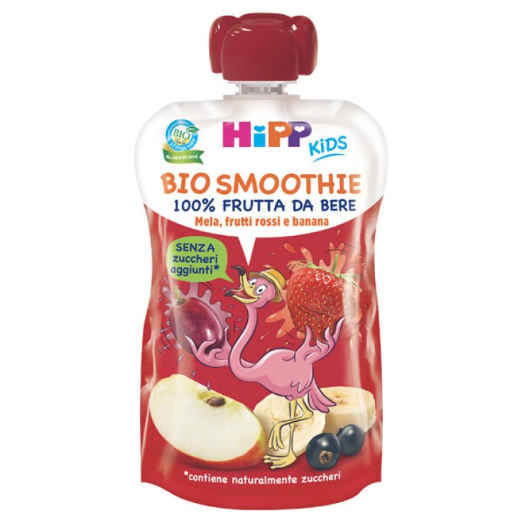 BIO Smoothie HiPP Kids Apfel Rote Früchte Und Banane 120ml