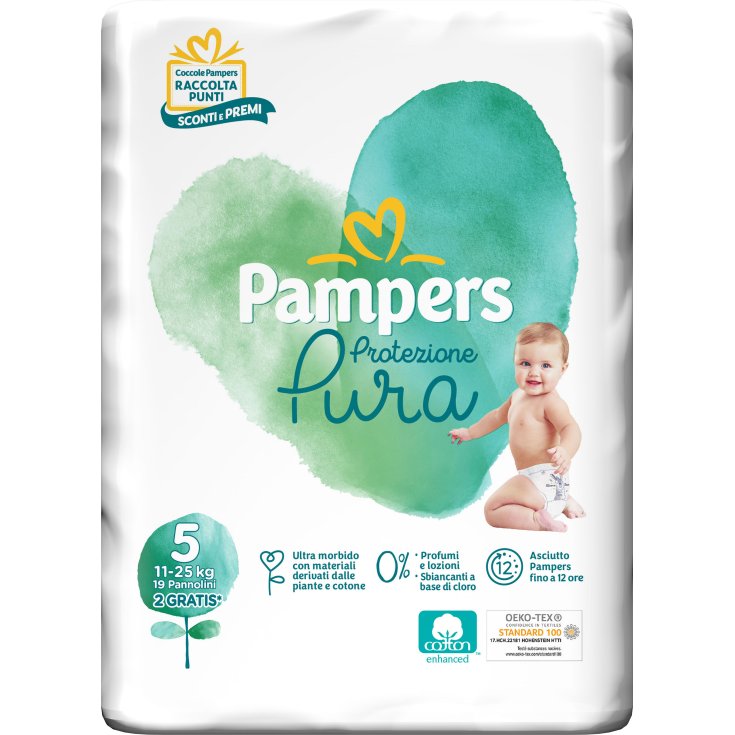 Pampers Naturello Größe 5 JUNIOR (11–25 kg) 19 Windeln