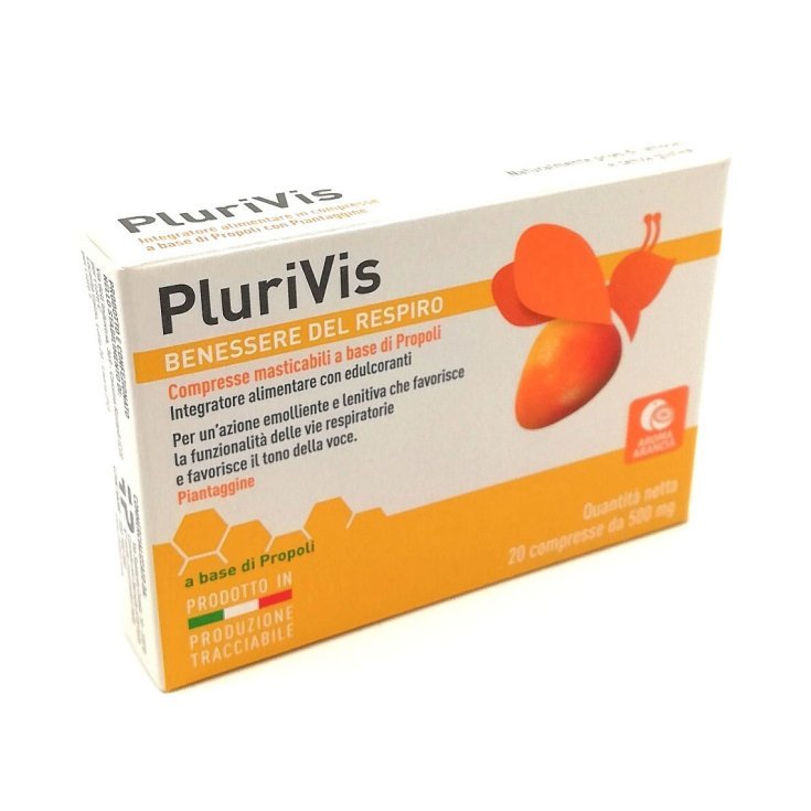 Pikdare Plurivis Propolis Orange Nahrungsergänzungsmittel 20 Tabletten