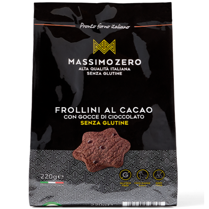 Shortbread mit Schokoladentropfen MASSIMO ZERO 220g