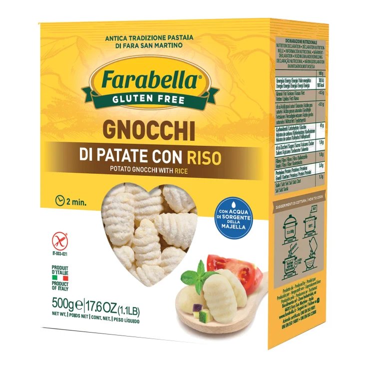 Kartoffelgnocchi mit Farabella® GLUTENFREIEM Reis 500g