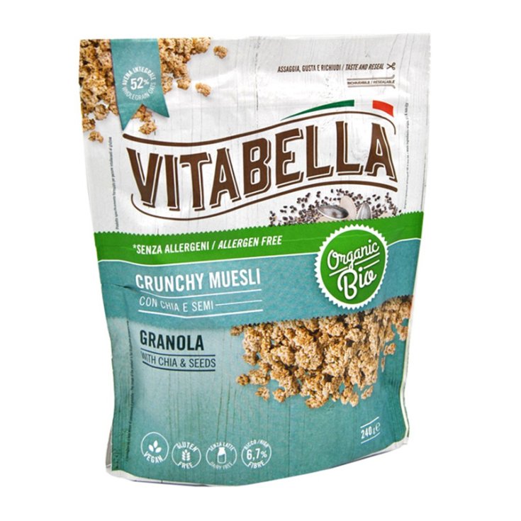 Knuspriges Müsli mit Chia- und Vitabella-Samen 240g