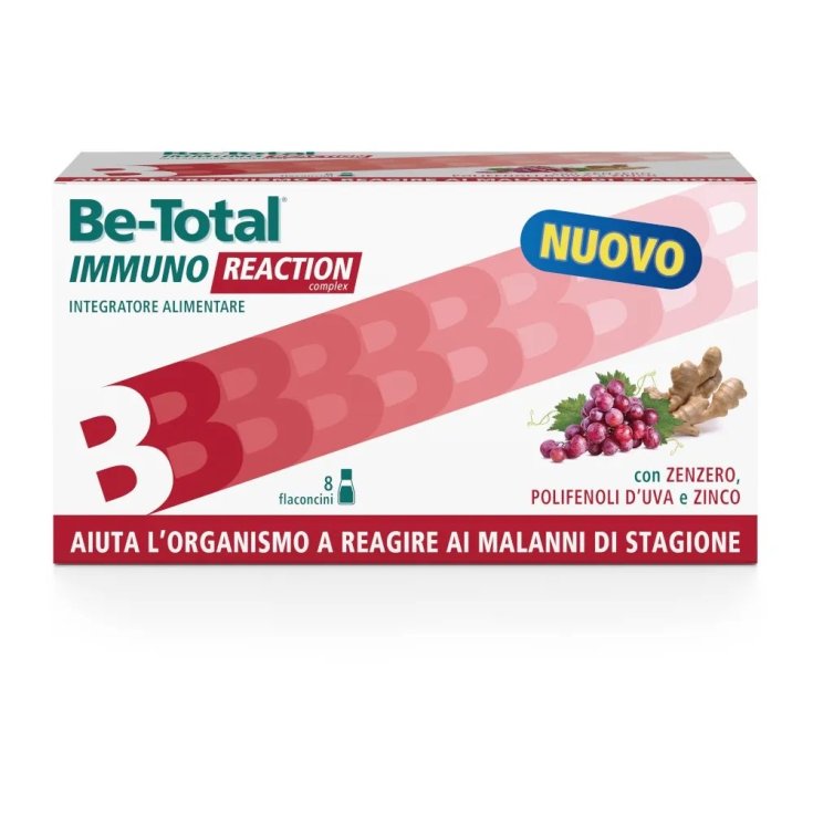 Be-Total Immunreaktion Nahrungsergänzungsmittel 8 Fläschchen