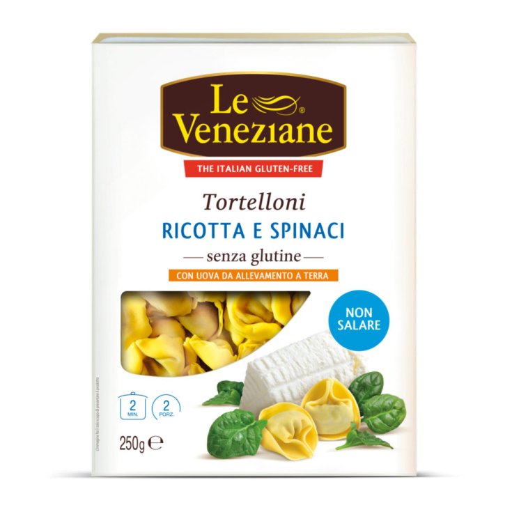 Le Veneziane Tortelloni Ricotta und Spinat Glutenfrei Molino Di Ferro® 250g