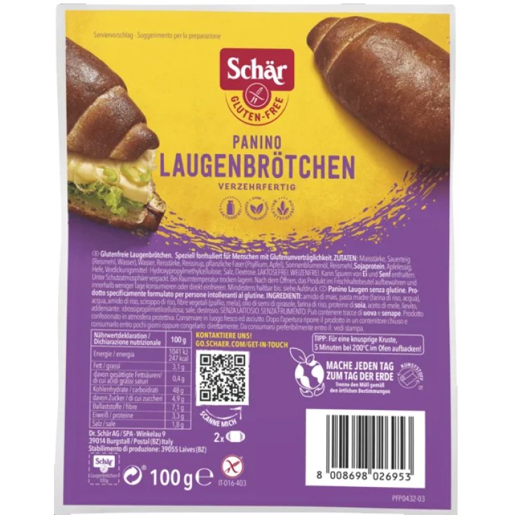 Laugenbrötchen Schar Sandwich 100g