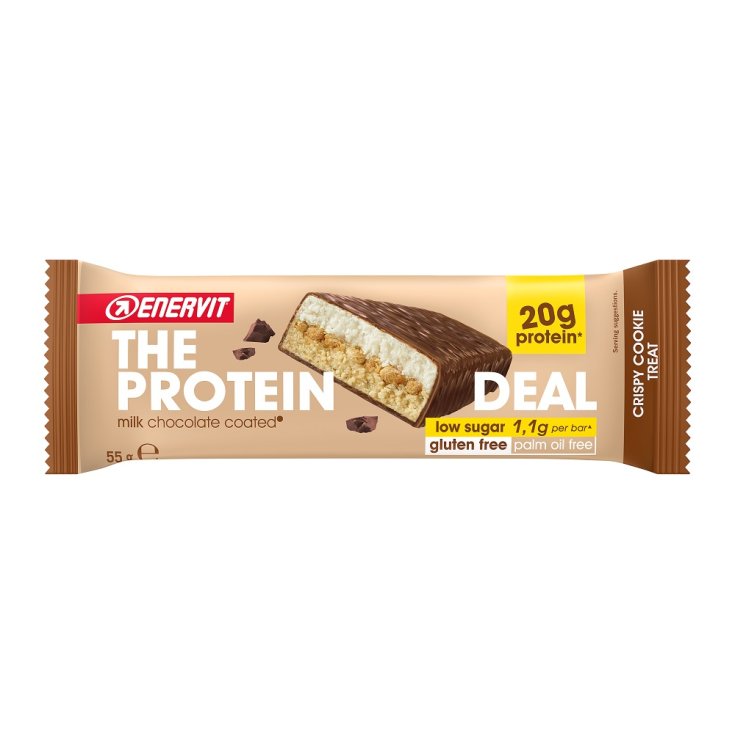 The Protein Deal Crispy Cookie Treat Enervit 55g