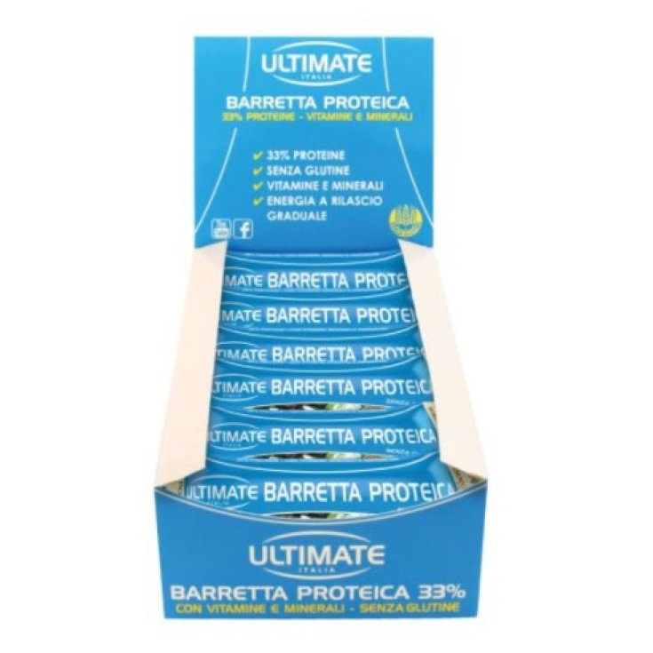 Ultimate Protein Bar Vanilla-Cookies Taste 24 Stück à 40g