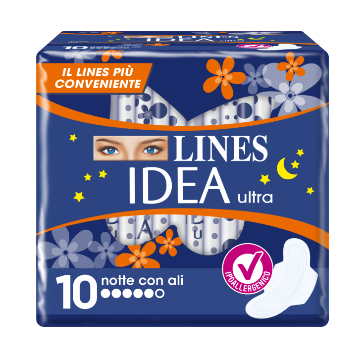 LINES IDEA Ultra Night mit 10 absorbierenden Flügeln