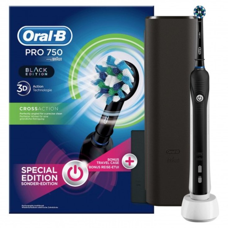 Oral-B® Pro 750 Cross Action Black Edition