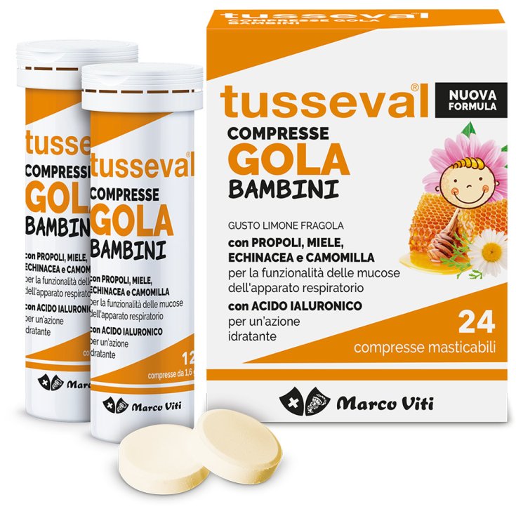 Tusseval THROAT Kinder Marco Viti 24 Tabletten