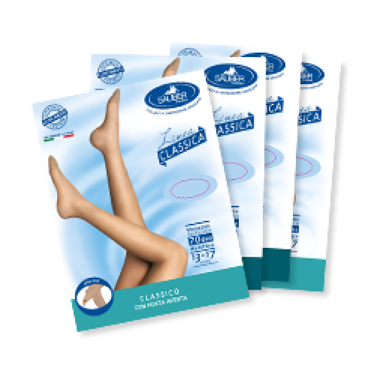 Sauber Classic Line Open Toe Tights 70 DEN Smooth Jersey Desa Pharma Desert Gr. 5
