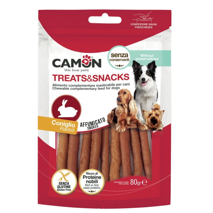 CAMON Geräucherte Kaninchensticks 80g