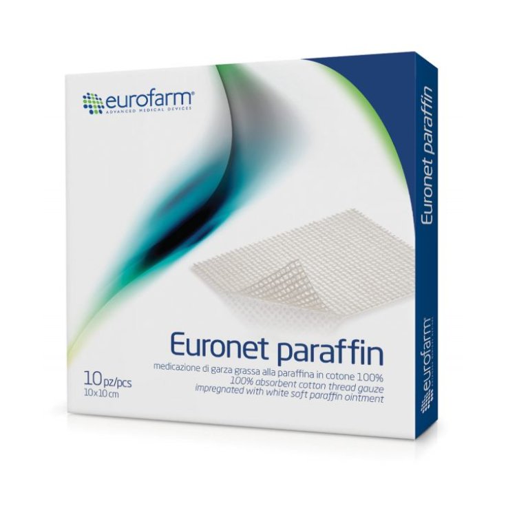 Euronet Paraffin Eurofarm 10 Fettige Paraffingaze