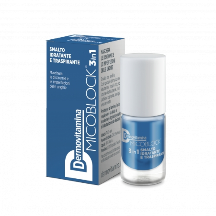 Micoblock® 3 in 1 feuchtigkeitsspendender und atmungsaktiver Nagellack Dermovitamina 5ml