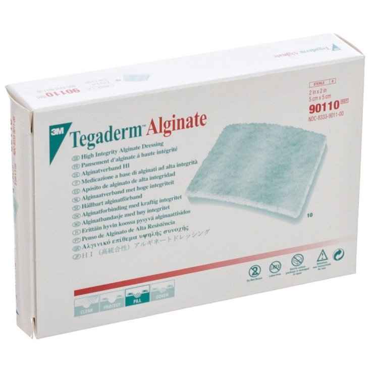 Tegaderm ™ Alginate AG 3M ™ Verband 5X5cm 10 Stück