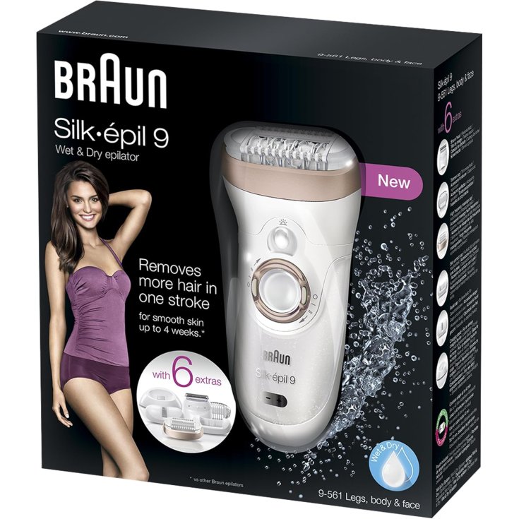 Braun Silk Epil 9 9561 Bronze Elektrischer Epilierer